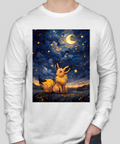 Starry Night - Eevee - Long Sleeve - White