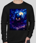Starry Night - Gengar - Long Sleeve - Black
