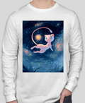 Starry Night - Mew - Long Sleeve - White