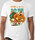 Poké Bowl - Charizard - Short Sleeve - White